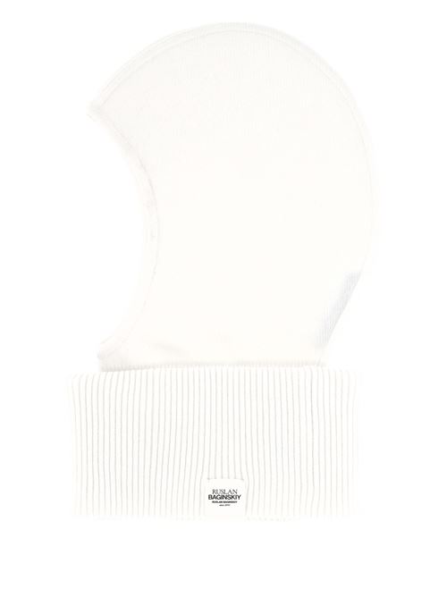 White wool blend hat Ruslan Baginskiy | BLK041WAFLATWHITE